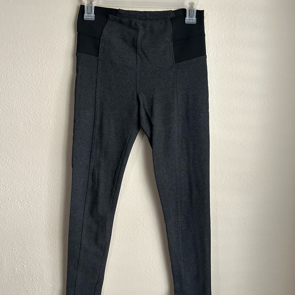 Zara Gray Leggings with Elastic Waistband